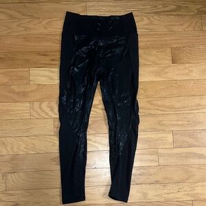 Black Shiny Leggings